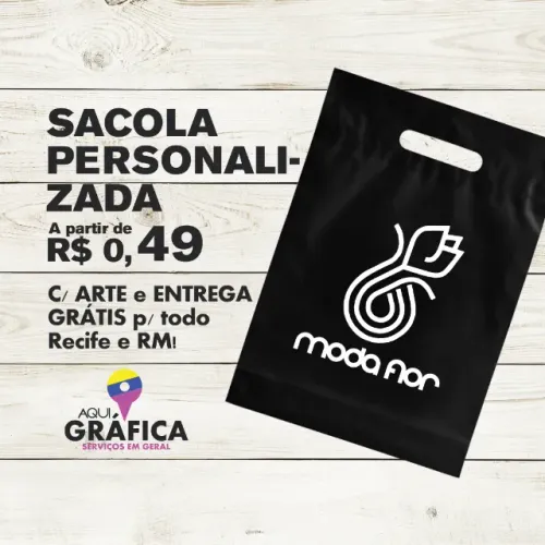 Sacola Personalizada A Partir de R$ 0,49