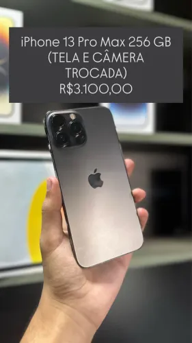 iPhone 13 Pro Max 256 gb - Tela e câmera trocada