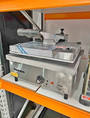 Prensa elétrica 45cm alumínio Venâncio pronta entrega - Marcos 