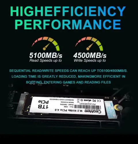 SSD M2 NVME 4.0 CeaMere, Novo e Lacrado - Anápolis