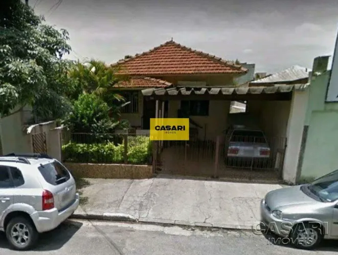 Casa antiga com terreno de 505m2, medindo 10 x 50,5m2, Vila Caminho do Mar - Rudge Ramos -
