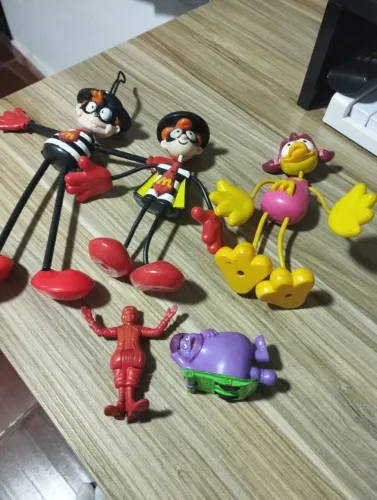 5 Bonecos Antigos McDonald's