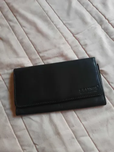 Carteira Couro Preta - Solinge