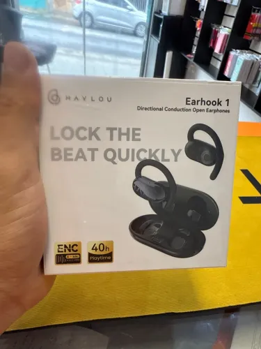 Fone de ouvido Haylou Earhook 1 novo e lacrado