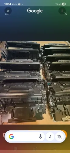 Lote com 20 toner hp 258xc original vazio com chip