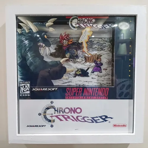 Quadro Diorama 3D - Chrono Trigger 