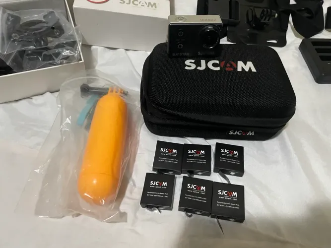 Câmera SJCAM 4k 5 baterias