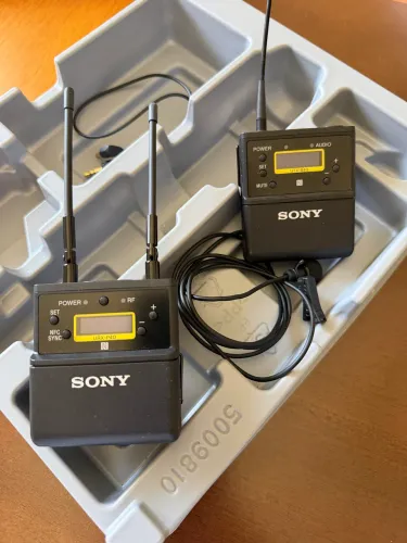 Microfone De Lapela Sem Fio Sony Uwp-D21