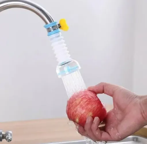 Chuveirinho Torneira Retrátil Giratório 360° Economia de Água Anti-Respingos