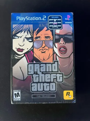 Jogo Gta Trilogy Ps2 Box Raro Lacrado Original