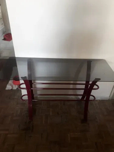 Aparador Mesa de vidro 