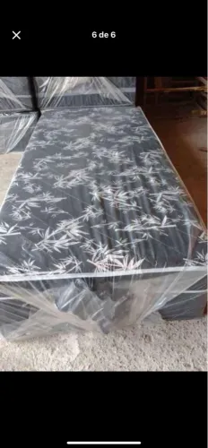 Cama box solteiro 5cm Conforto e Qualidade direto da fábrica 