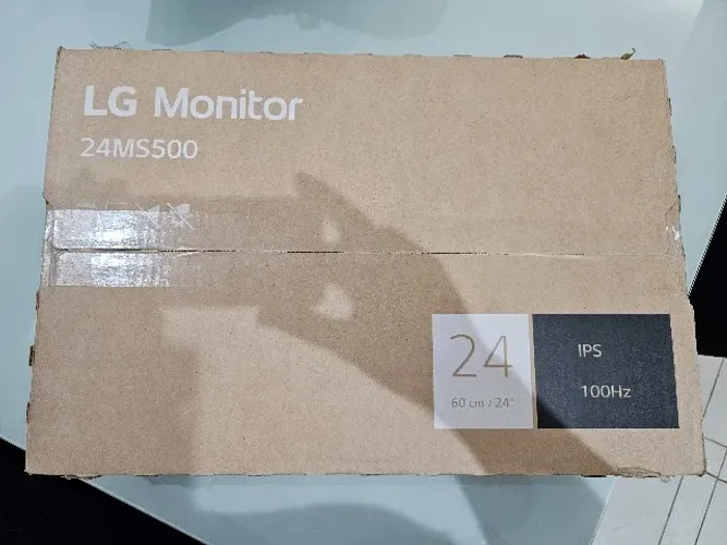 Monitor LG 24, IPS, Full HD, 100Hz, HDMI, Ajuste de Inclinação - 24MS500-B