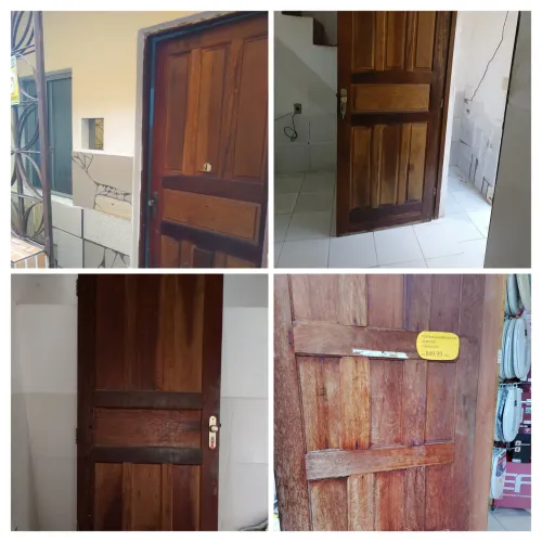 Porta de Madeira Maciça Usada
