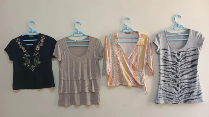 lote com 11 blusinhas femininas