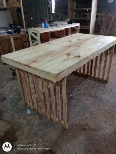 Mesas pinus por encomenda 