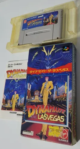 Jogo super famicom Dynamite Vegas original japones
