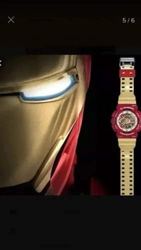 Relógio G-Shock Iron Man Edição Limitada