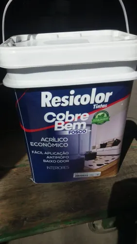Tinta Acrílica Resicolor Cobre Bem Fosco 18L