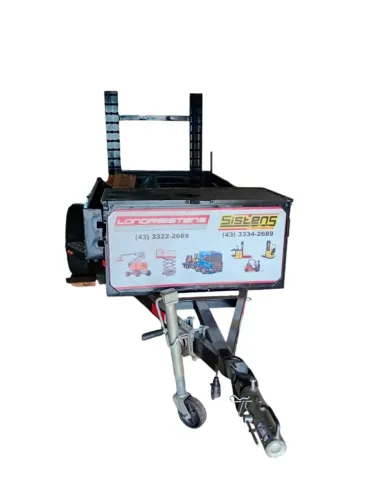 Carretinha para Reboque com Baú 