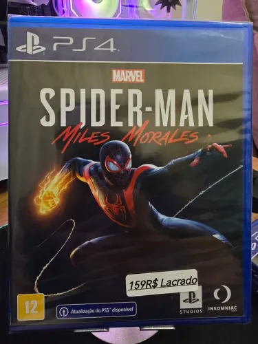 Spider-Man: Miles Morales NOVO lacrado - PS4