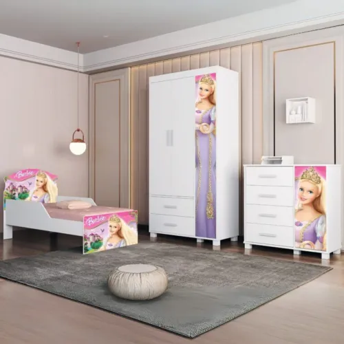 Guarda-Roupa Lívia + Cômoda Pronta Entrega 