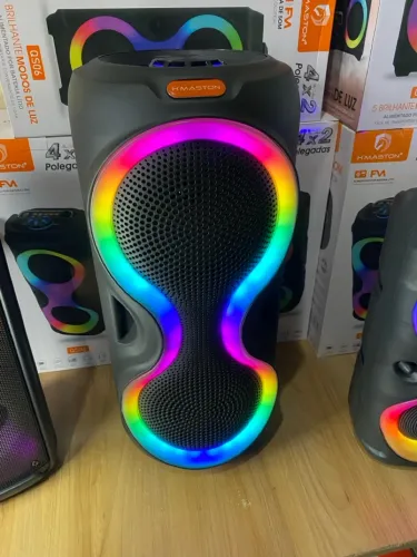 Caixa de som grande Bluetooth 54 centímetros de altura promoção até acabar estoque 600w