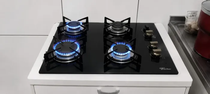 Vendo fogão Cooktop Fischer. Apenas umas das bocas preciso ser desentendido 