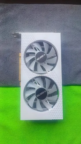 Placa de Vídeo RX 580 8GB MLLSE Branca com RGB - Testada 48h, Completa na Caixa