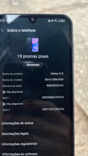 Vendo esse smartphone Samsung 15