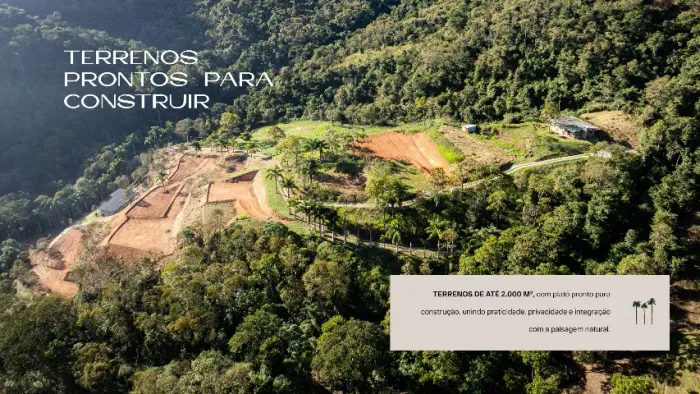 Condomínio Reserva das Palmeiras Itaipava - Lotes exclusivos de 700 a 1900m²
