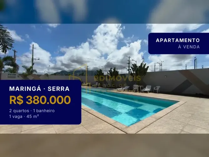 Venha conhecer este apartamento no Maringá: quintal e lazer à sua porta!