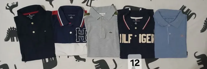 CAMISA POLO INFANTIL MARCAS TOMMY - LACOSTE T10
