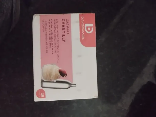 Gás para chantilly