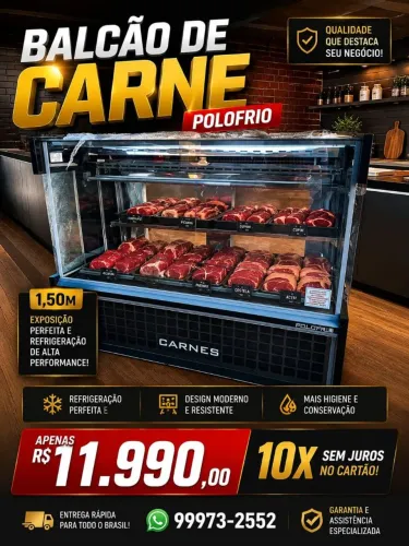 Balcao de carne novos em 10x sem juros varios tamanhos 