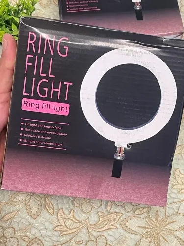 Ring Light LED de Mesa 6 Polegadas (16 cm) com Tripé - Iluminador para Fotos, Vídeos