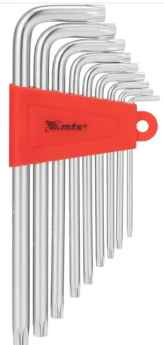 Jogo chave Torx 9 peças 