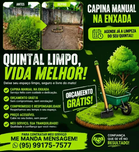 Limpeza de quintal/Terreno