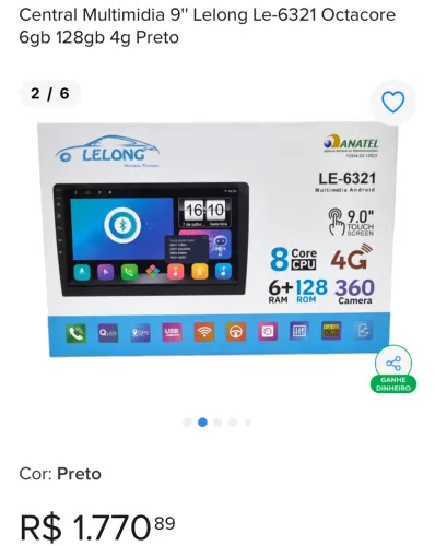 Central multímidia 9? lelong le6321