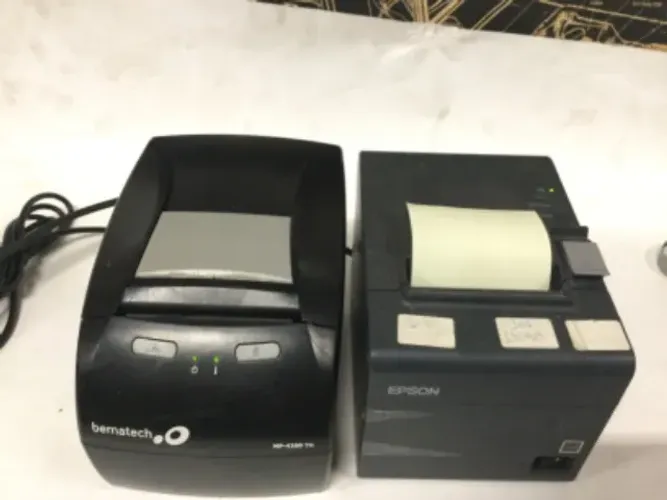Lote 2 impressoras térmicas bematech mp4200th epson m249a