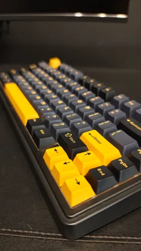 Teclado mecânico Aula F75 gasket, tri-mode