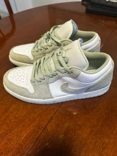 Air Jordan 1 Low Light Green Verde