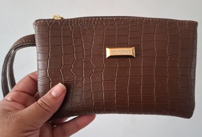 Bolsa de Mão - Couro Fino