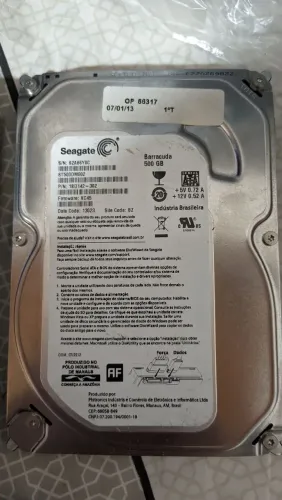 Lote 2 HD 500 GB +256gb SSD (com defeito / sucata)