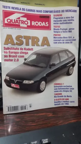 revista 4 rodas edição Astra