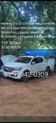 Chevrolet S10 Pick-up LTZ 2.5 Flex 4X4 CD Aut. 2019