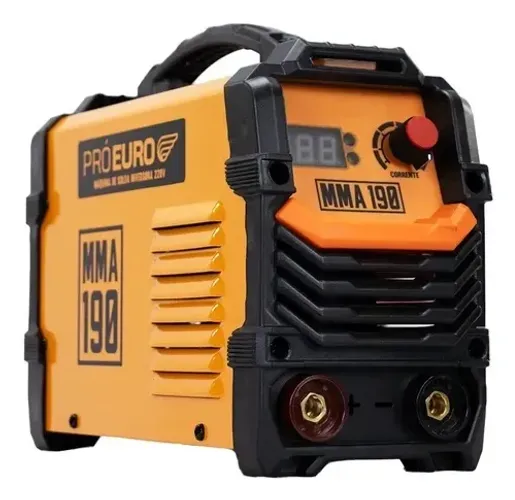 Máquina Solda Inversora Mma 190a 220v Pró Euro
