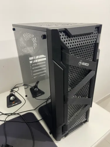 Gabinete gamer + fonte