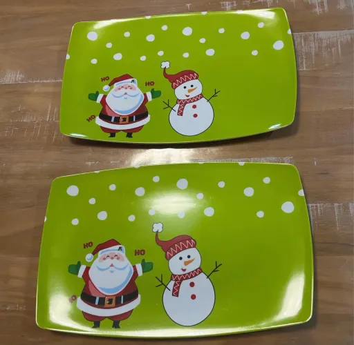 Bandejas de plástico decorativas 