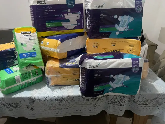 Fralda geriatrica m 19 pacotes